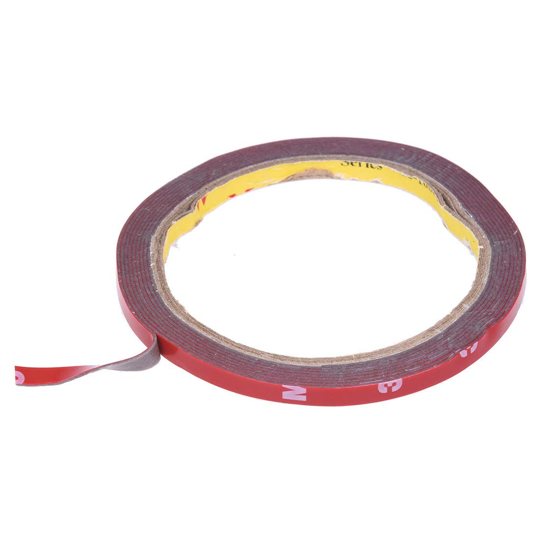 Booso Doppelseitiges Schaumstoff-Klebeband, permanent, sehr klebrig, für Auto, Rot, 6 mm x von Booso