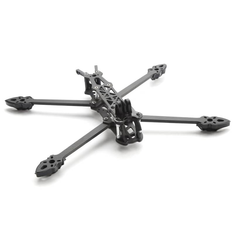 Booso Mark4 225mm Drohnenrahmen Drohnen FPV Carbon Fiber Langstreckenflugrahmen RC-Drohnen-Modifikationszubehör Schwarz von Booso