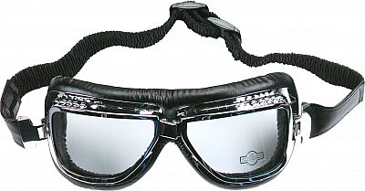 Booster Flying Tiger, Motorradbrille - Silber von Booster