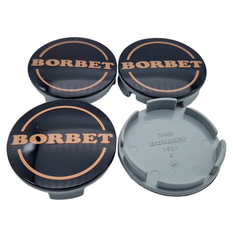 4X Borbet Nabendeckel 55mm / 56mm (74404) Copper Kupfer Metallic - Original Felgendeckel/Nabenkappe/Hubcap von Borbet