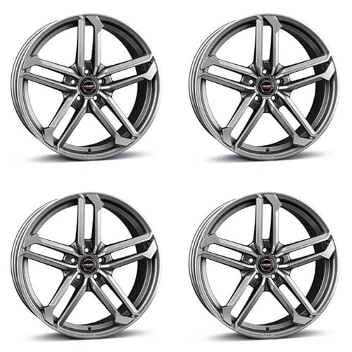 4x Borbet Felgen Alufelgen ATX 8.5x19 ET30 5x112 graphite polished matt kompatibel mit Mercedes C CL CLC CLK CLS E EQA EQB GLA GLB GLC S SL SLC SLK von Borbet