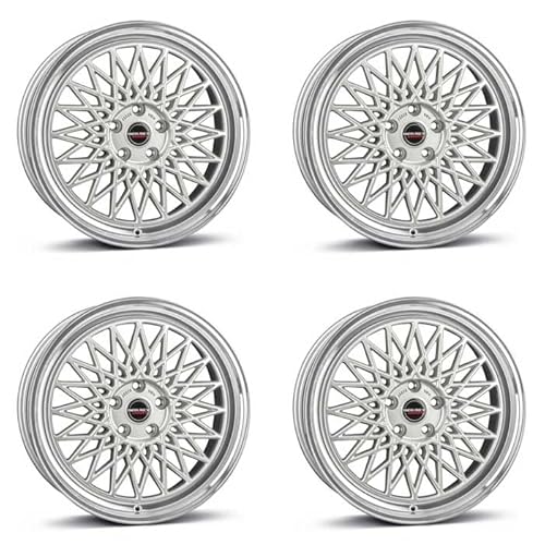 4x Borbet Felgen Alufelgen B 8.5x19 ET45 5x112 silver rim polished kompatibel mit VW Beetle e-Golf Eos Golf ID.3 Jetta Passat Phaeton Tiguan Touran von Borbet