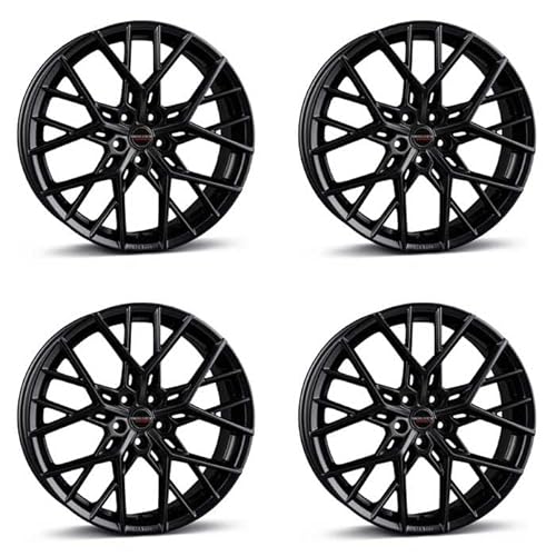 4x Borbet Felgen Alufelgen BY 8x18 ET30 5x112 black matt kompatibel mit Mercedes A B C CLA CLK E GLA GLB GLC GLK S SLC SLK von Borbet