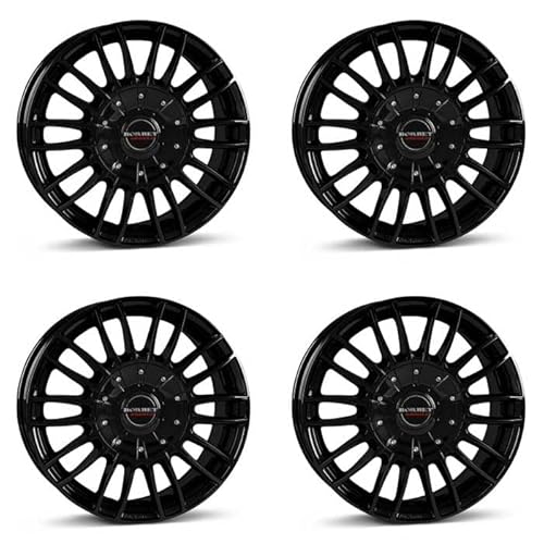 4x Borbet Felgen Alufelgen CW3 8.5x19 ET45 5x120 black glossy kompatibel mit VW Amarok T5 T6 T6.1 T6.1 Transporter Touareg von Borbet