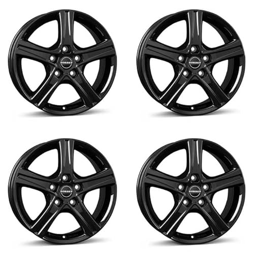 4x Borbet Felgen CWD 6.5x16 ET52 5x120 black glossy kompatibel mit VW Amarok T5 T6 T6.1 T6.1 Transporter T7 Multivan von Borbet