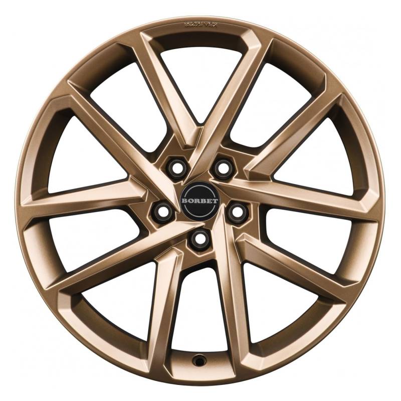 4x Borbet Felgen Alufelgen N 8x18 ET44 5x112 bronce matt kompatibel mit Audi A3 A4 A6 A8 Q2 RS3 S3 S4 SQ2 TT von Borbet