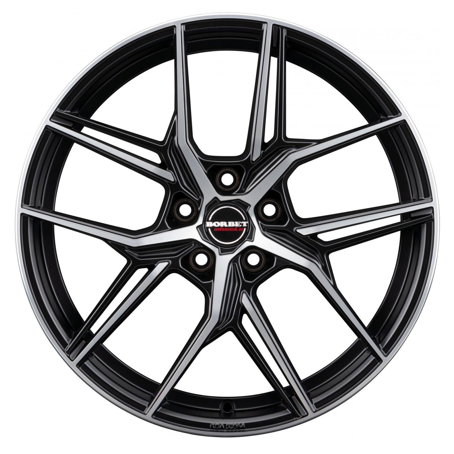 4x Borbet Felgen Alufelgen QX 8.5x20 ET45 5x108 black polished matt kompatibel mit Volvo C40 Polestar 2 S60 S80 S90 V40 V60 V70 V90 XC40 XC60 XC70 X von Borbet