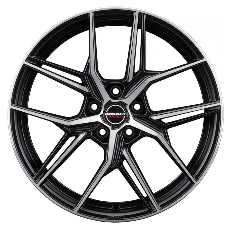 4x Borbet Felgen Alufelgen QX 8.5x20 ET45 5x108 black polished matt kompatibel mit Volvo C40 Polestar 2 S60 S80 S90 V40 V60 V70 V90 XC40 XC60 XC70 X von Borbet