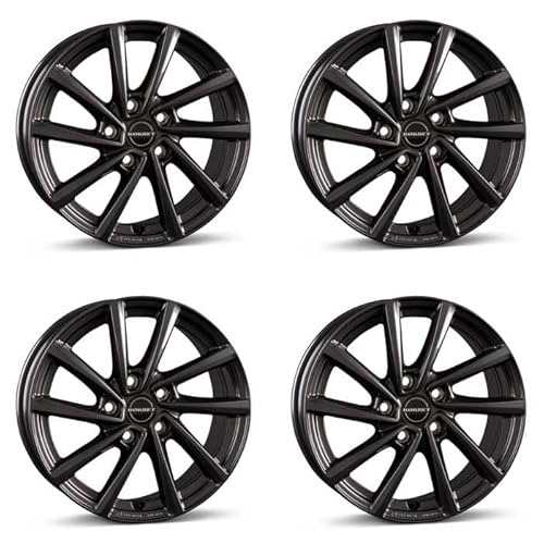 4x Borbet Felgen Alufelgen V 7x18 ET43 5x112 mistral anthracite glossy kompatibel mit Audi A3 Q2 S3 SQ2 TT von Borbet