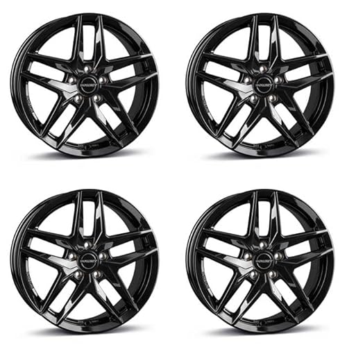 4x Borbet Felgen Alufelgen Z 7.5x17 ET43 5x112 black glossy kompatibel mit BMW 1er 2er iX1 X1 X2 von Borbet