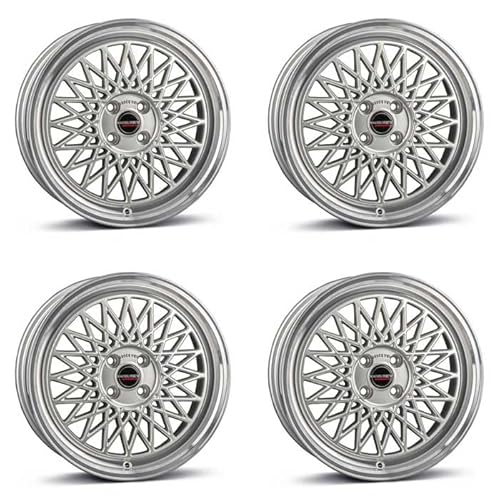 4x Borbet Felgen B 7x17 ET30 4x100 silver rim polished kompatibel mit Seat MII electric MII von Borbet