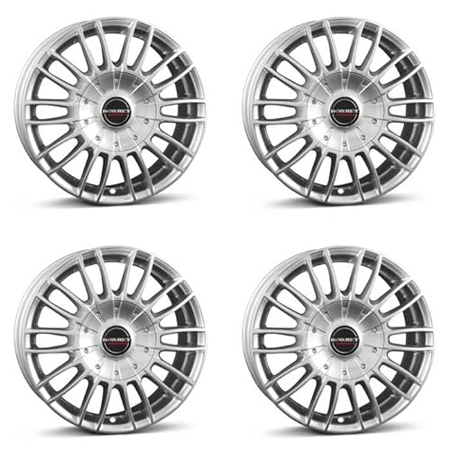 4x Borbet Felgen CW3 7.5x17 ET40 5x114,3 sterling silver kompatibel mit Mitsubishi ASX Eclipse Outlander von Borbet