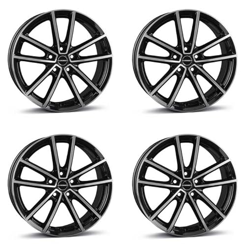 4x Borbet Felgen W 8x20 ET27 5x112 black polished glossy kompatibel mit BMW 2er 3 3er 4er 5er 6er 7er 8er iX3 X1 X3 M X3 X4 M X4 Z4 von Borbet