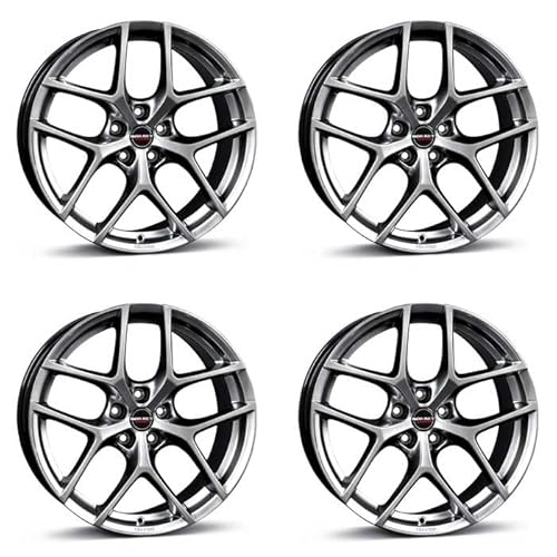 4x Borbet Felgen Y 8x19 ET37 5x112 hyper silver kompatibel mit BMW 1er 2er iX1 X1 X2 von Borbet