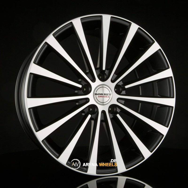 Borbet BLX black polished matt 8,5x20 ET45 5.00x112 Hub Bore 72.50 mm - Alu felgen von Borbet