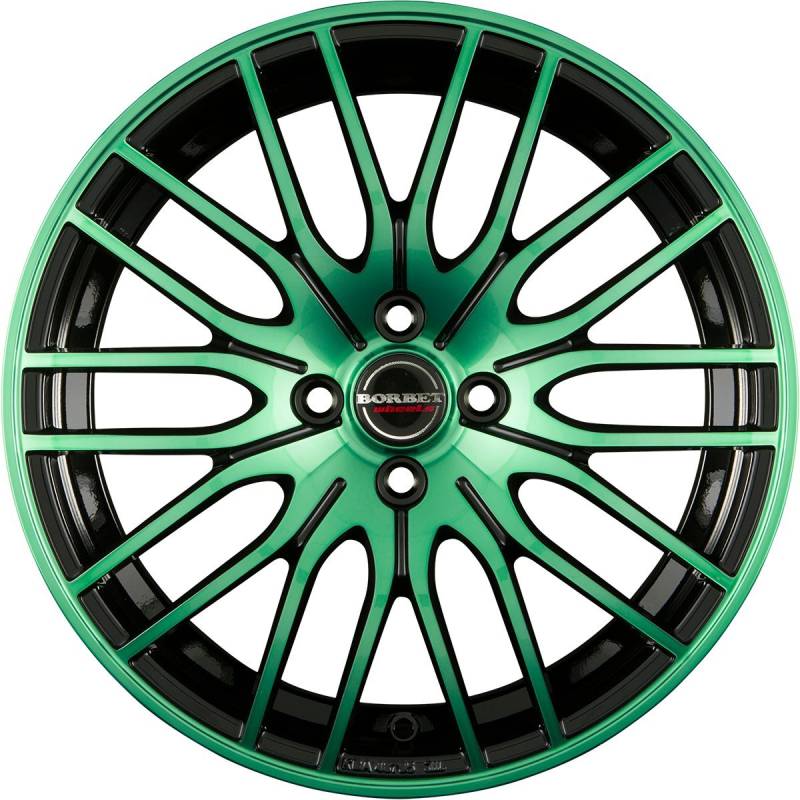 Borbet CW 4 black polished matt 7x17 ET35 5.00x100 Hub Bore 57.10 mm - Alu felgen von Borbet