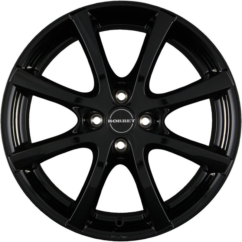 Borbet LV4 black glossy 5,5x14 ET35 4.00x100 Hub Bore 64.00 mm - Alu felgen von Borbet