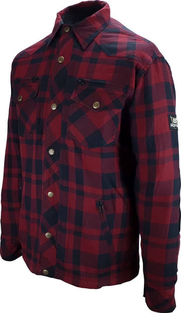 Bores Lumberjack Shirt (Red/Black,M) von Bores