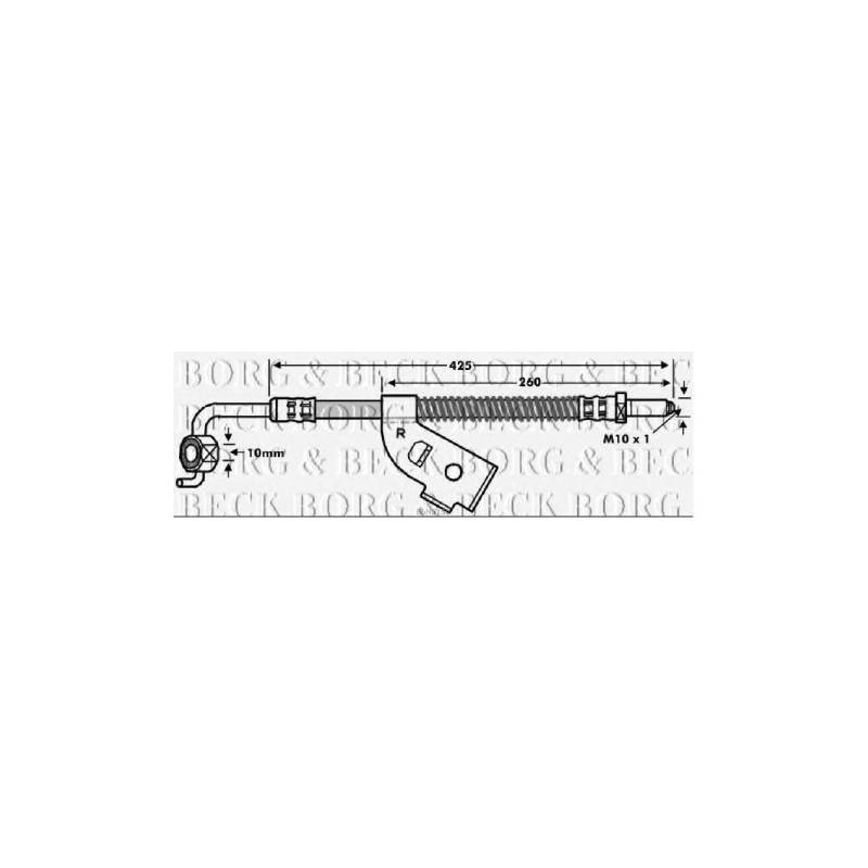 Borg & Beck BBH6146 Bremsschlauch von Borg & Beck