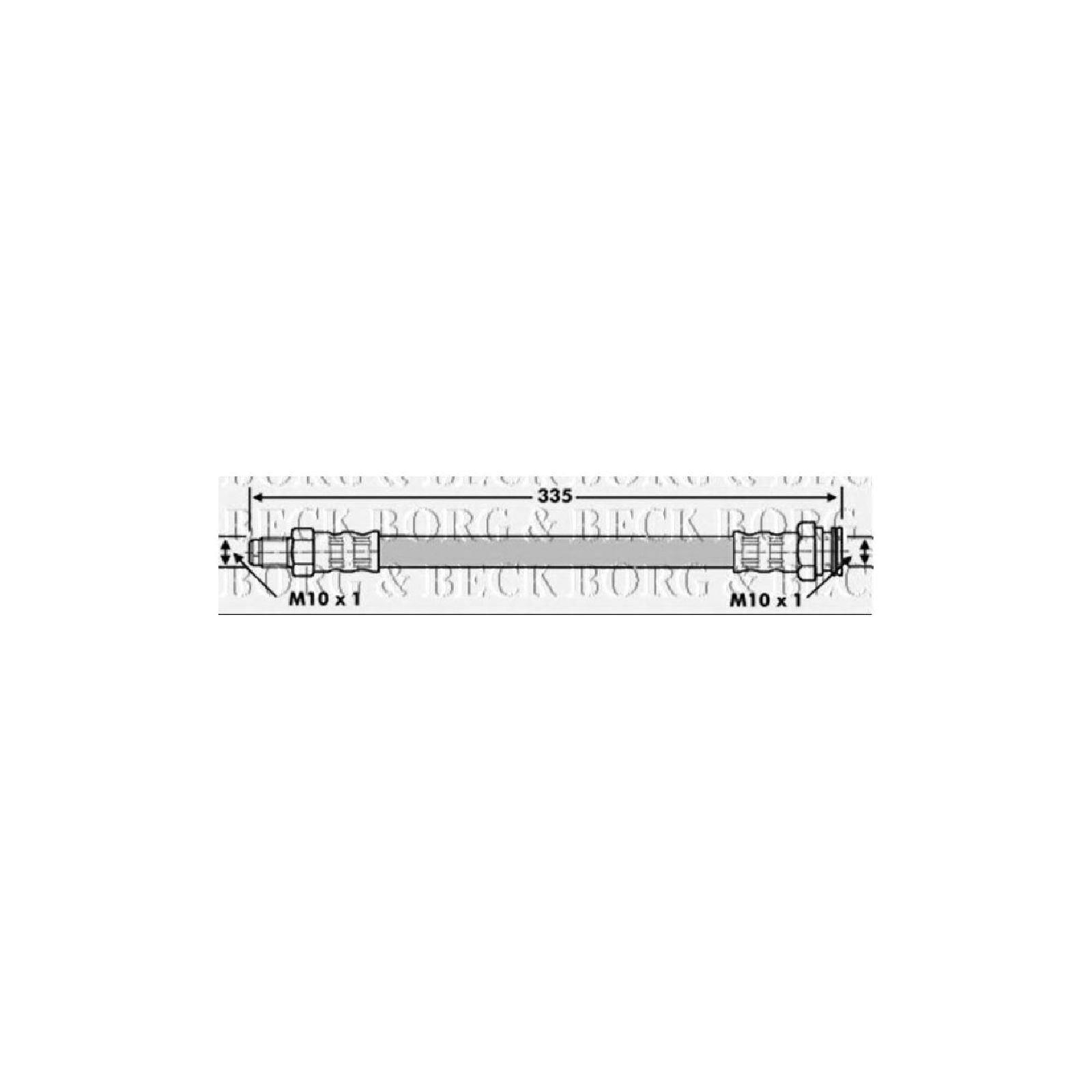 Borg & Beck BBH6772 Bremsschlauch von Borg & Beck