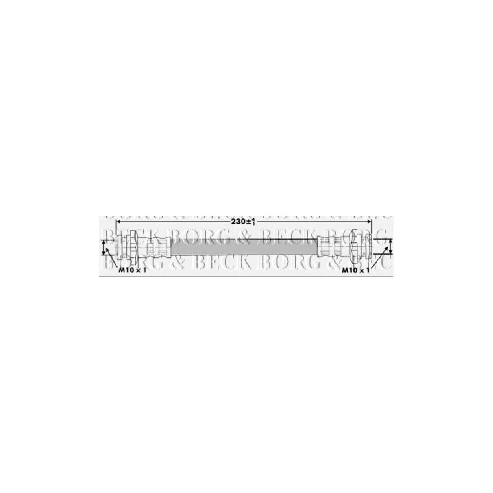 Borg & Beck BBH6874 Bremsschlauch von Borg & Beck