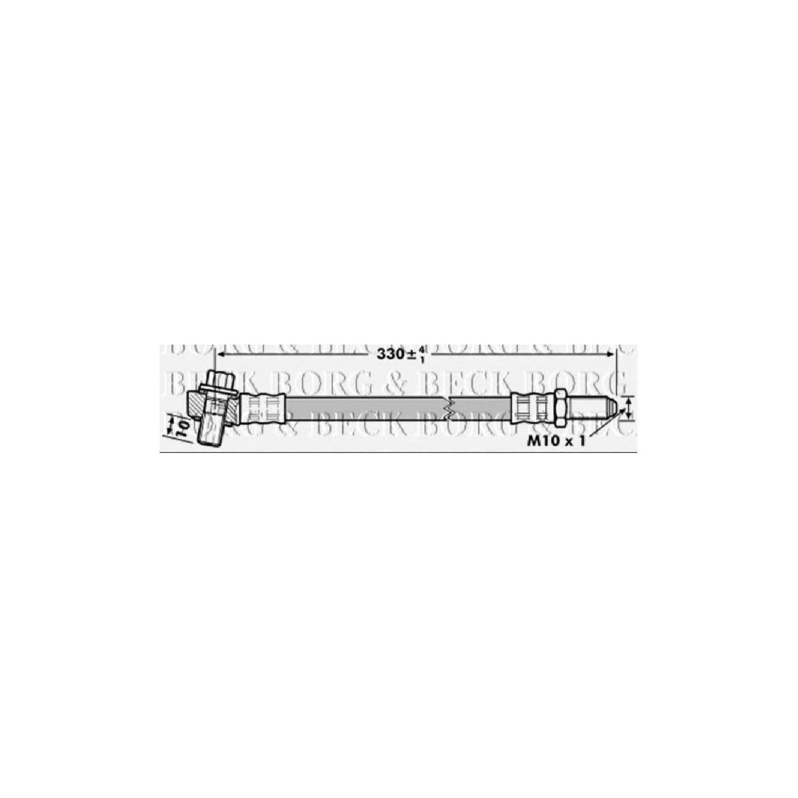 Borg & Beck BBH7018 Bremsschlauch von Borg & Beck