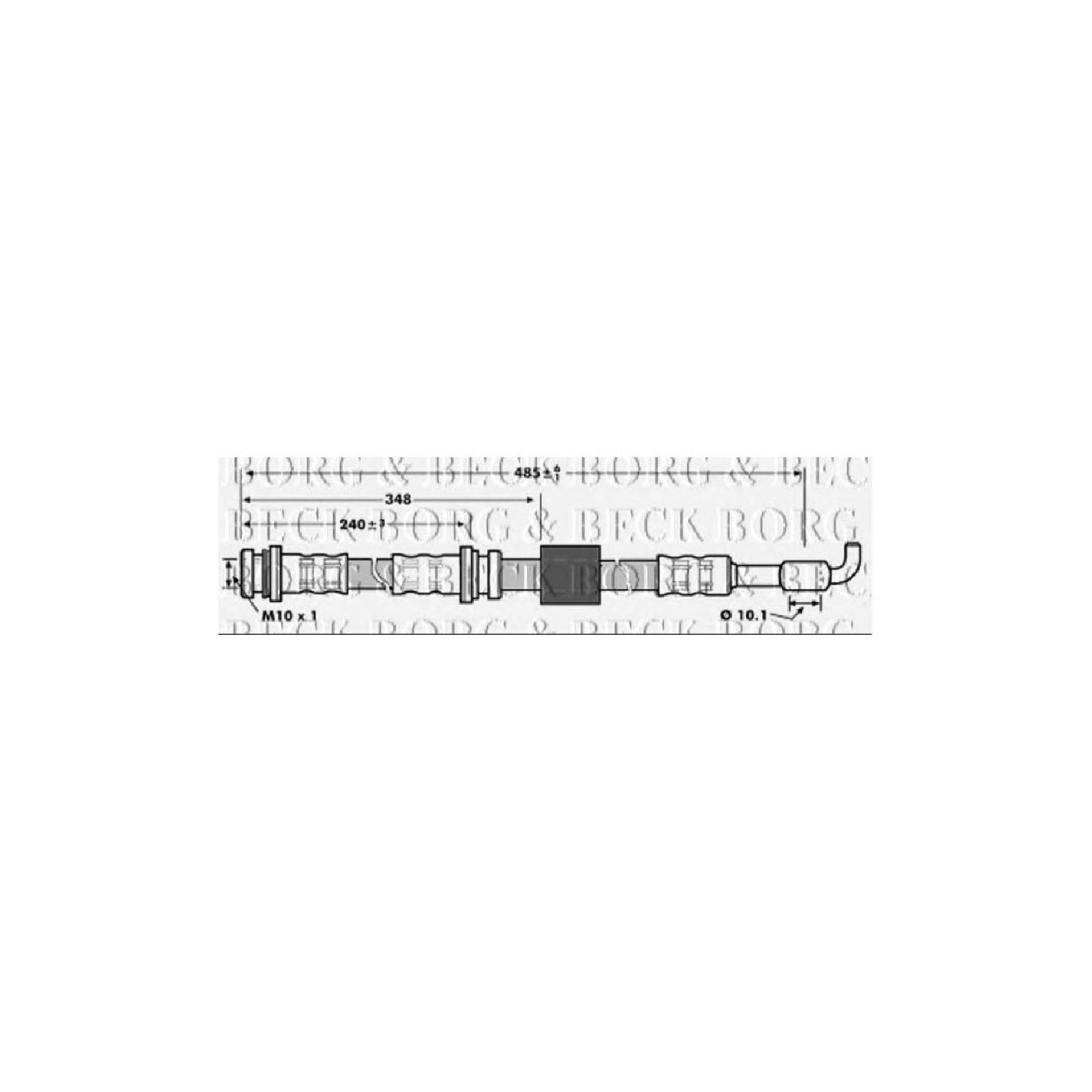 Borg & Beck BBH7200 Bremsschlauch von Borg & Beck