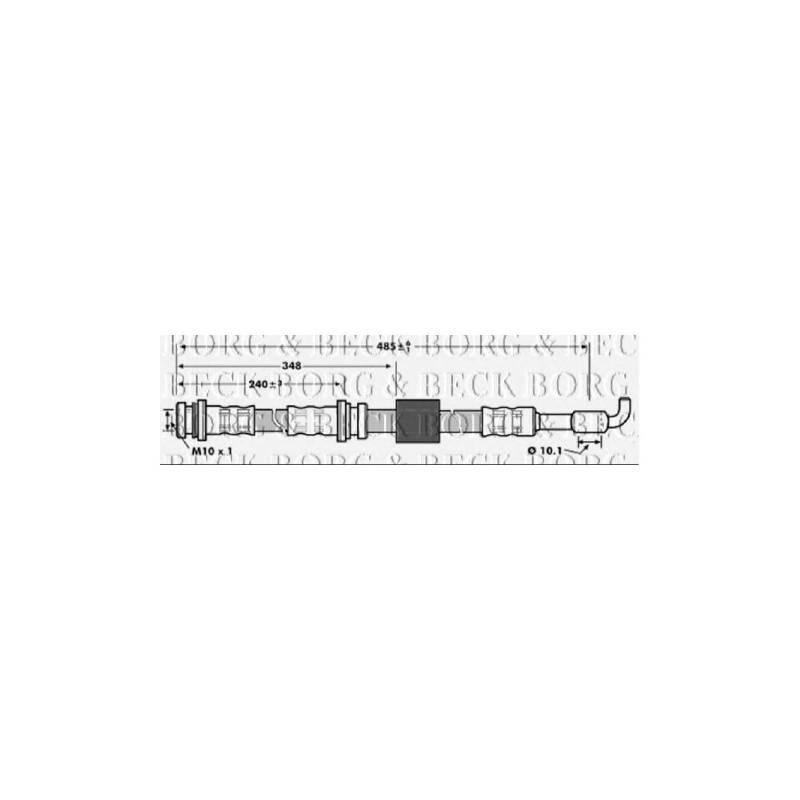 Borg & Beck BBH7200 Bremsschlauch von Borg & Beck