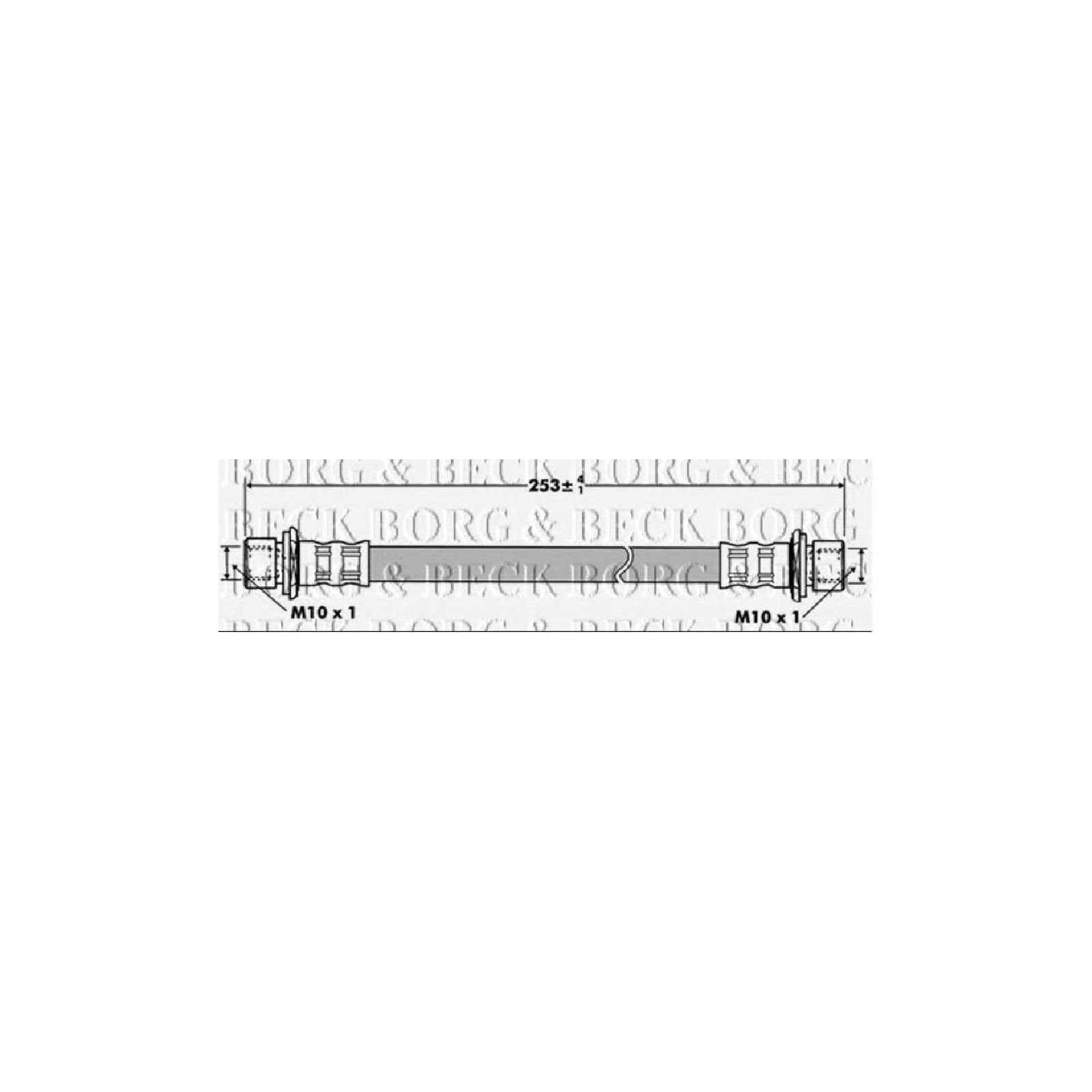 Borg & Beck BBH7414 Bremsschlauch von Borg & Beck