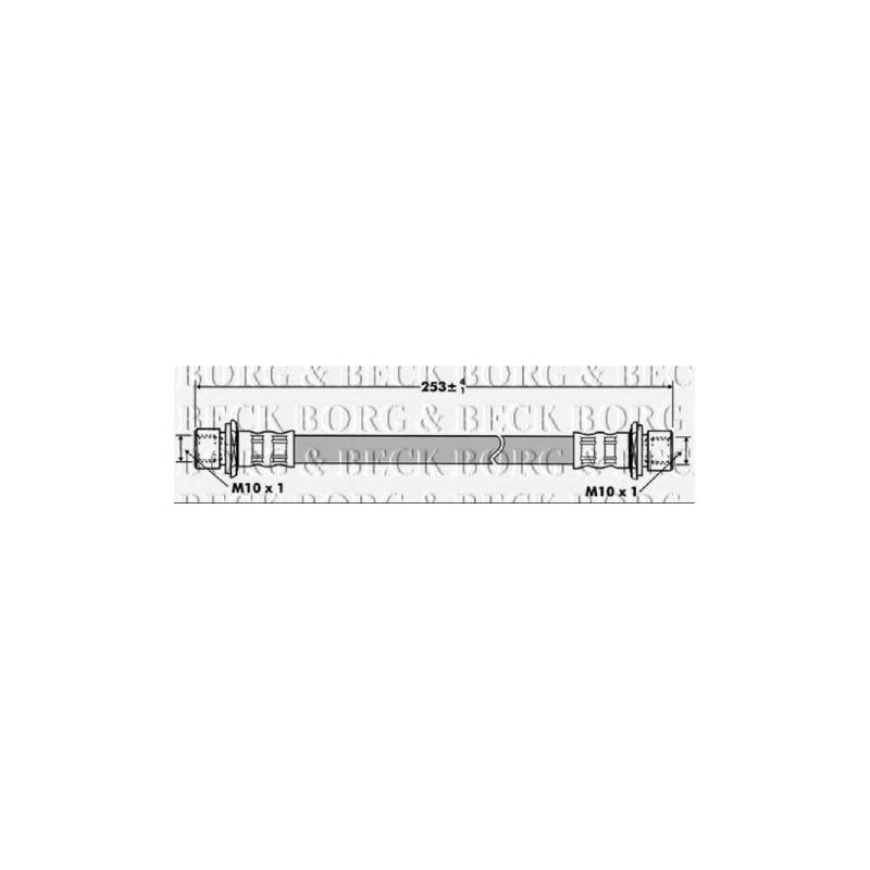 Borg & Beck BBH7414 Bremsschlauch von Borg & Beck