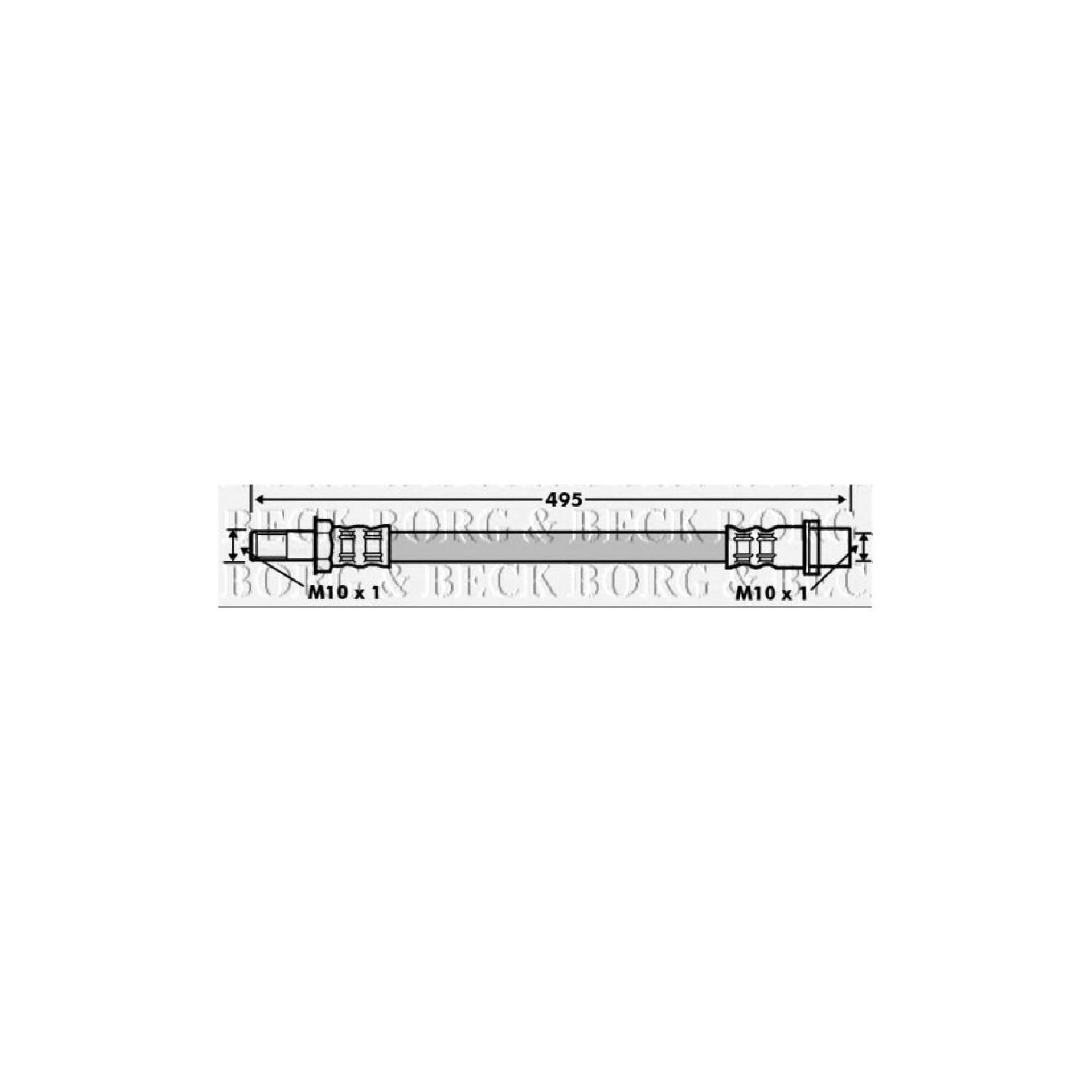 Borg & Beck BBH7481 Bremsschlauch von Borg & Beck