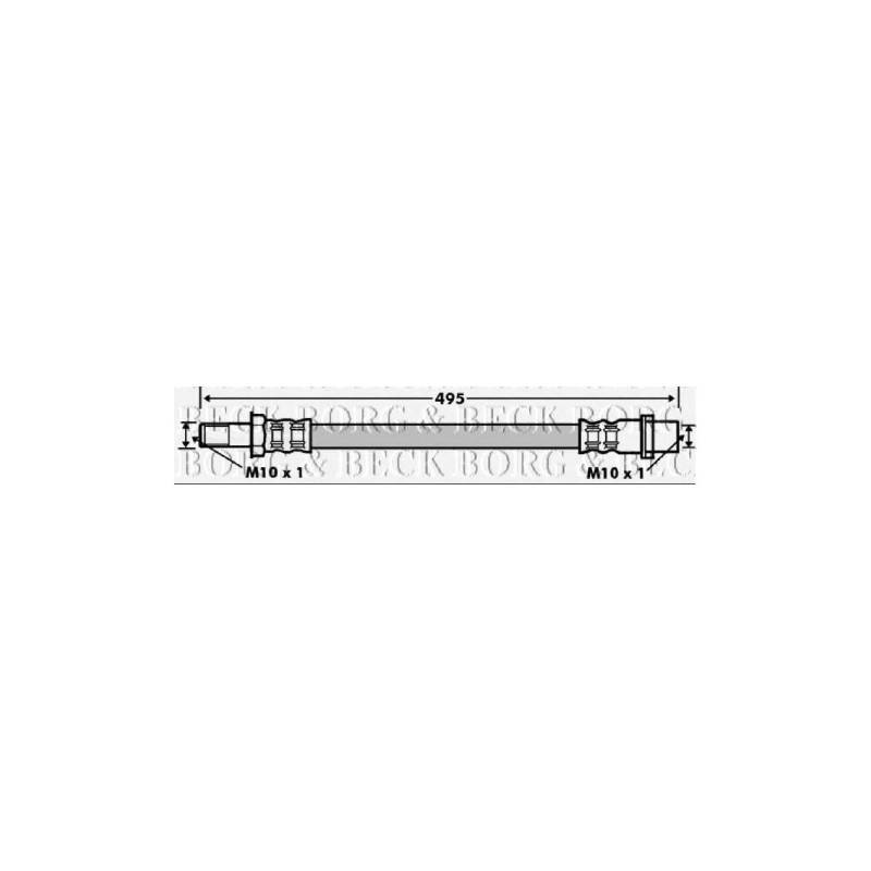 Borg & Beck BBH7481 Bremsschlauch von Borg & Beck