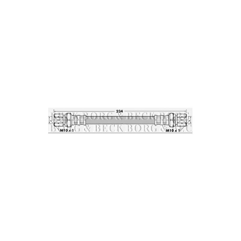 Borg & Beck BBH7512 Bremsschlauch von Borg & Beck