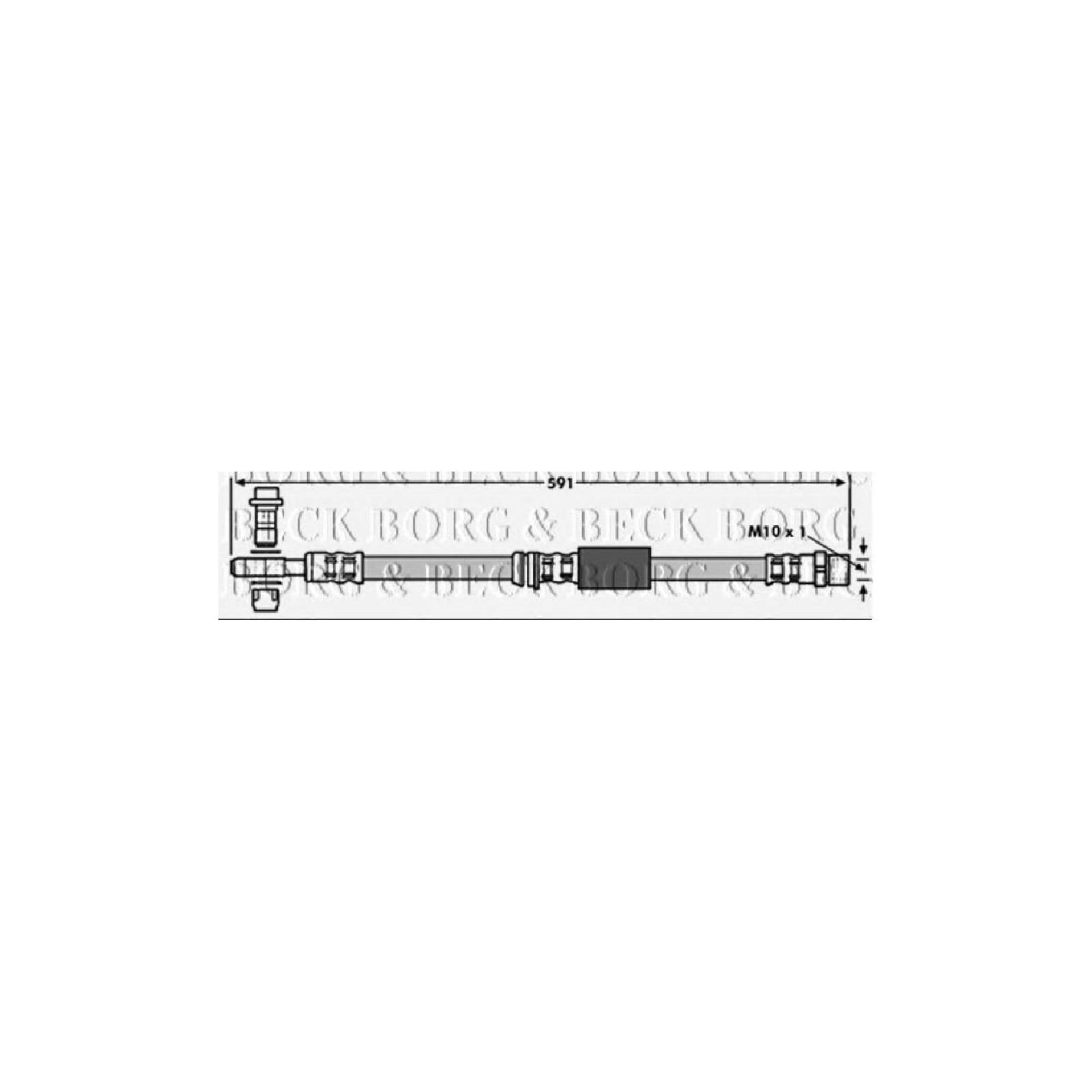 Borg & Beck BBH7640 Bremsschlauch von Borg & Beck