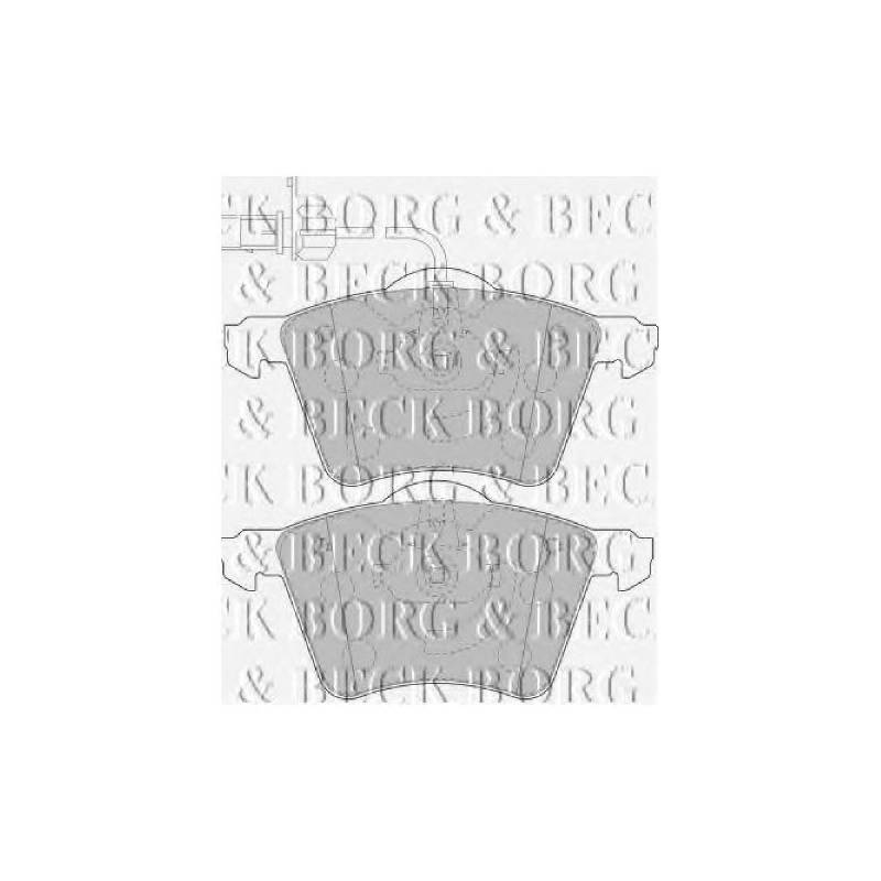 Borg & Beck BBP1800 Bremsbelagsatz - (4-teilig) von Borg & Beck