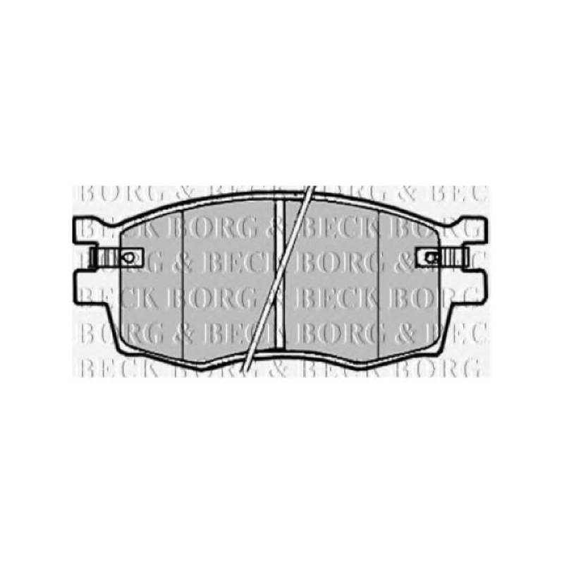 Borg & Beck BBP1923 Bremsbelagsatz - (4-teilig) von Borg & Beck