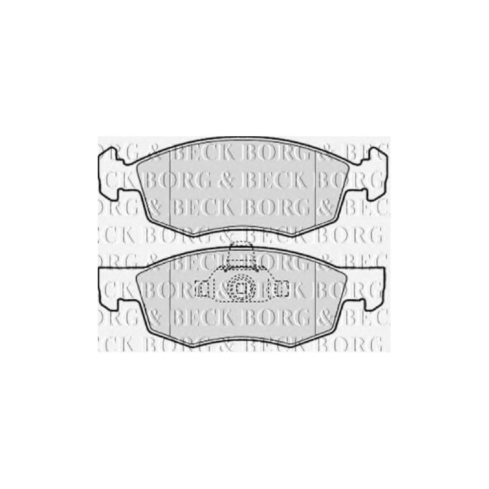 Borg & Beck BBP2066 Bremsbelagsatz - (4-teilig) von Borg & Beck