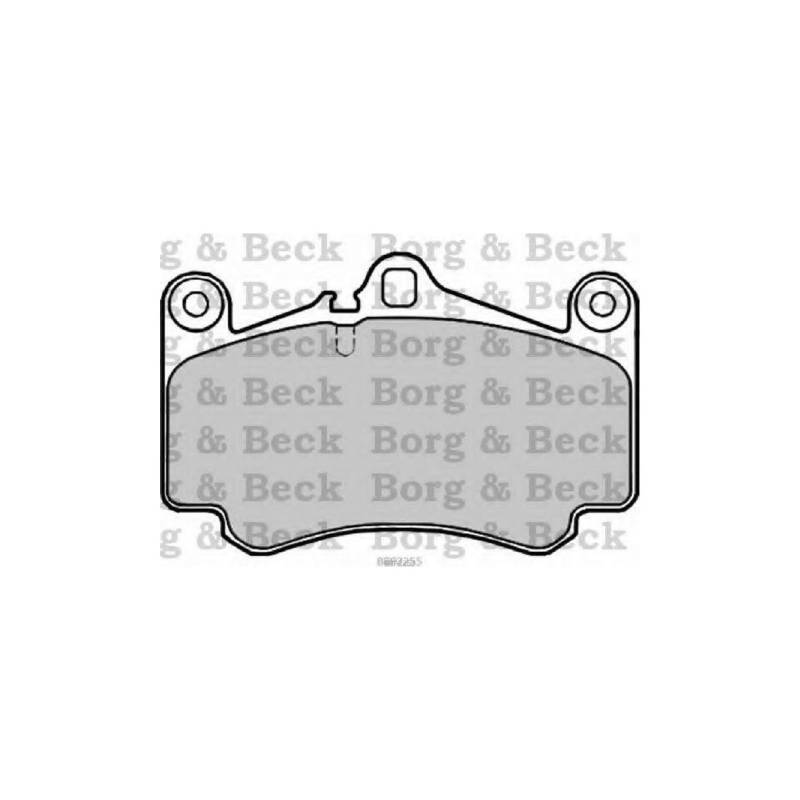 Borg & Beck BBP2250 Bremsbelagsatz - (4-teilig) von Borg & Beck