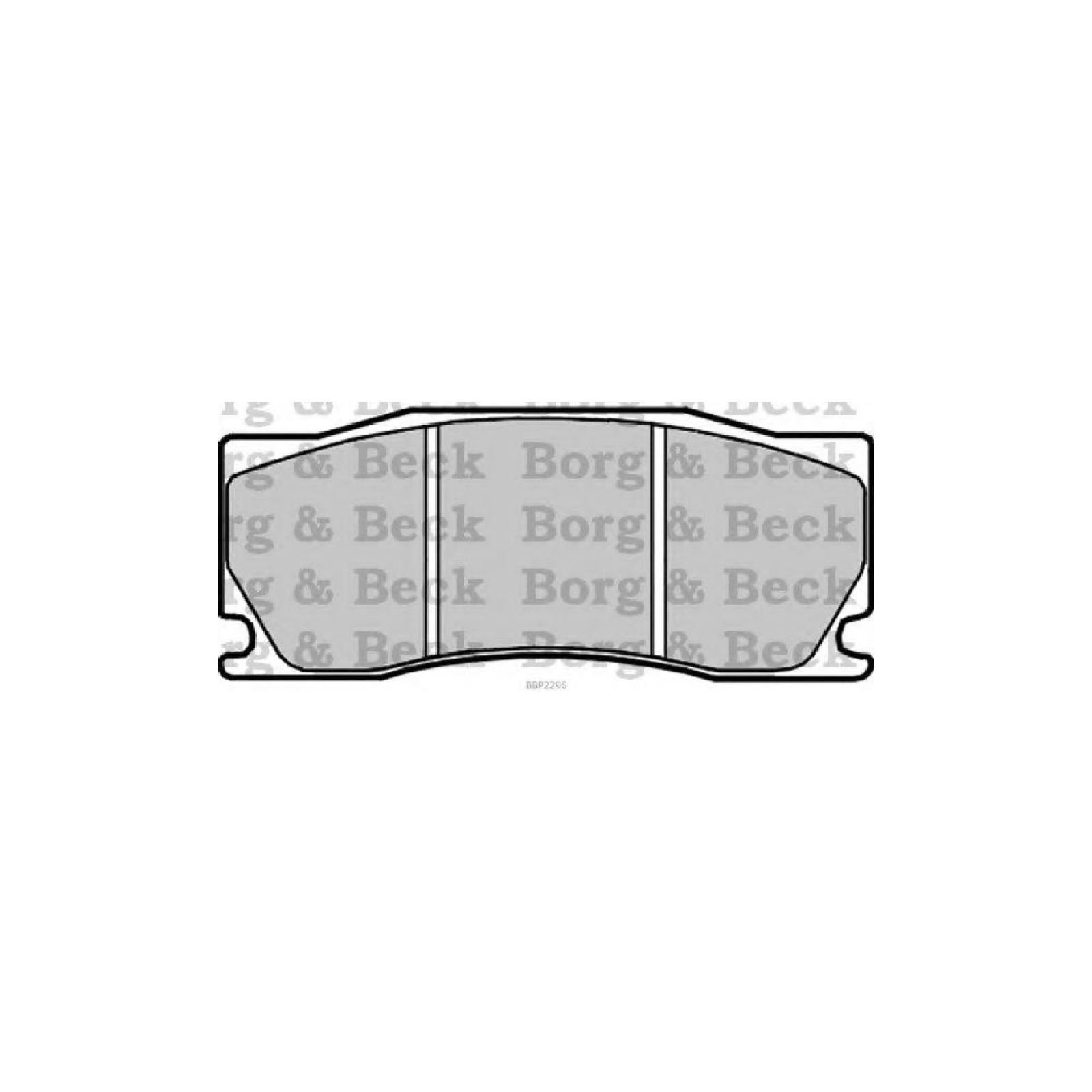 Borg & Beck BBP2294 Bremsbelagsatz - (4-teilig) von Borg & Beck