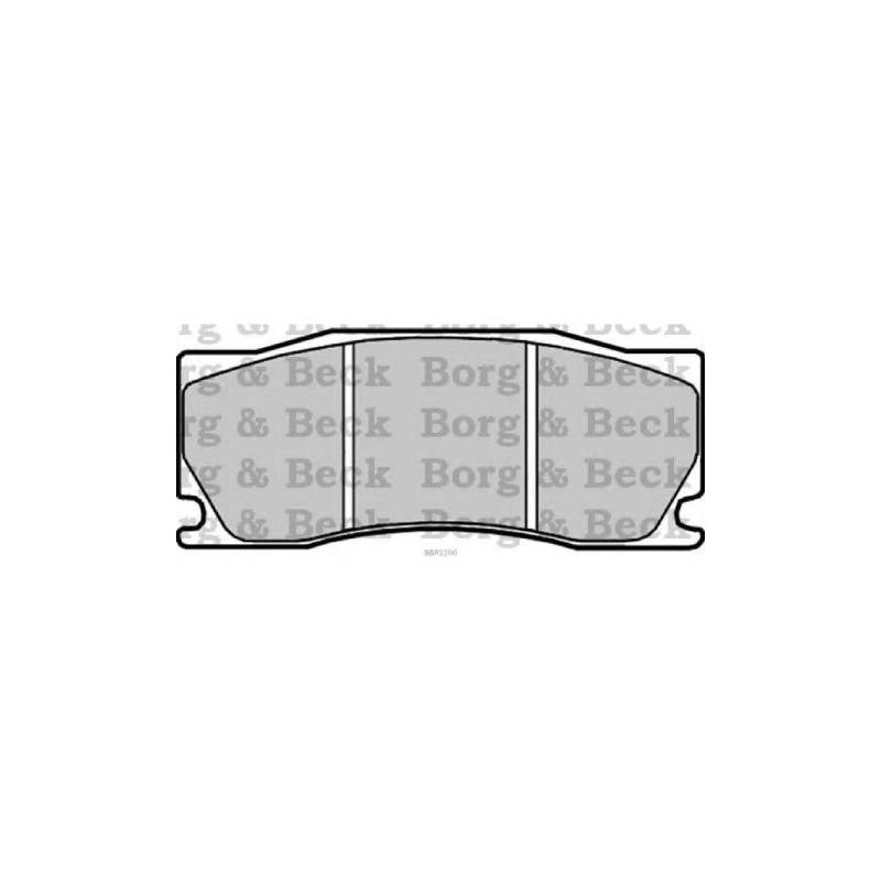 Borg & Beck BBP2294 Bremsbelagsatz - (4-teilig) von Borg & Beck