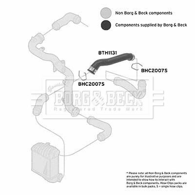 Ladeluftschlauch Borg BTH1131 von Borg