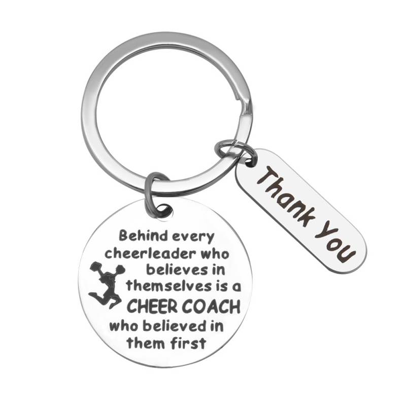 Coach Geschenke für Frauen Männer Cheer Coach Schlüsselanhänger Geschenke für Trainer Dankeschön Geschenke für Frauen Cheer Coach Geburtstag Weihnachten Geschenke für Cheerleader Wertschätzung von Borhmty