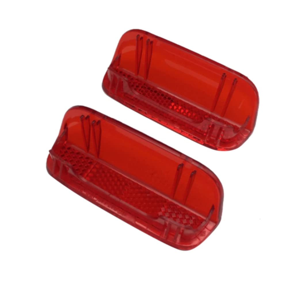 Borimend 2 x Innen-Türverkleidungs-Lampenlinse, Reflektor, rot, 1KD947419, passend für B6 B7 CC MK5 MK6 Golf MK6 von Borimend