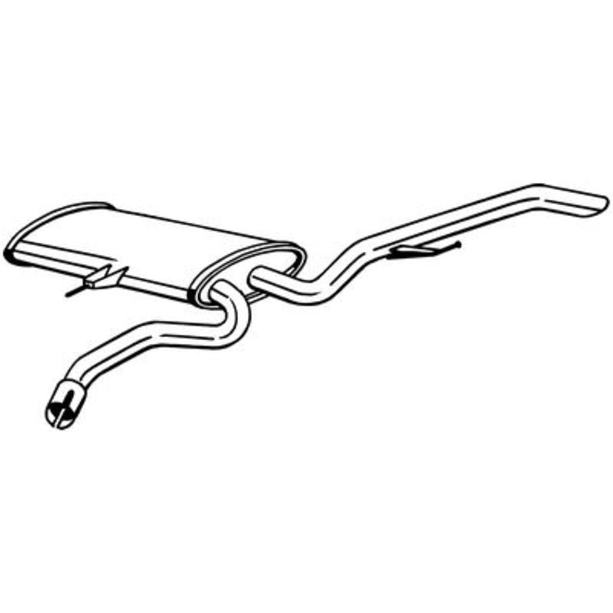 BOSAL Endschalldämpfer 279-869 für 308 SW II von Bosal