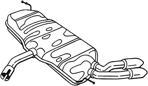 Bosal 105-027 Endschalldämpfer von Bosal