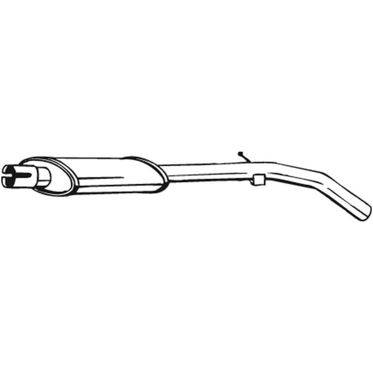 Bosal 148-121 Mittelschalldämpfer von Bosal