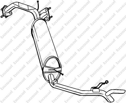 Bosal 282-975 Endschalldämpfer von Bosal