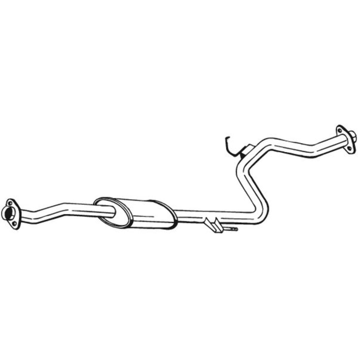 Bosal 283-809 Mittelschalldämpfer von Bosal