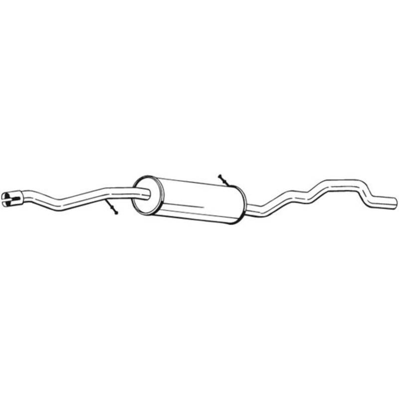 Bosal 288-305 Mittelschalldämpfer von Bosal