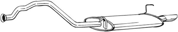 Endschalldämpfer Bosal 283-017 von Bosal